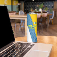 Canary Islands Flag Skinny Tumbler Autonomous Community of Spain - Wonder Print Shop