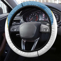 Canary Islands Flag Steering Wheel Cover Autonomous Community of Spain - Wonder Print Shop