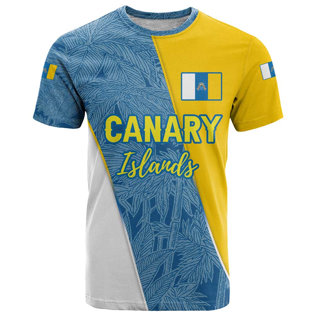 Canary Islands Flag T Shirt Autonomous Community of Spain - Wonder Print Shop