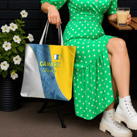Canary Islands Flag Tote Bag Autonomous Community of Spain - Wonder Print Shop