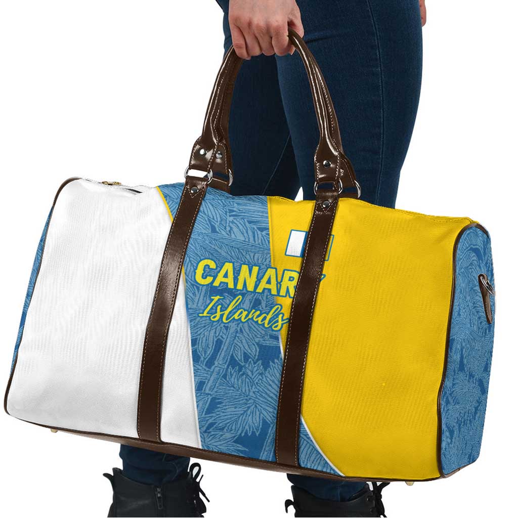 Canary Islands Flag Travel Bag Autonomous Community of Spain - Wonder Print Shop