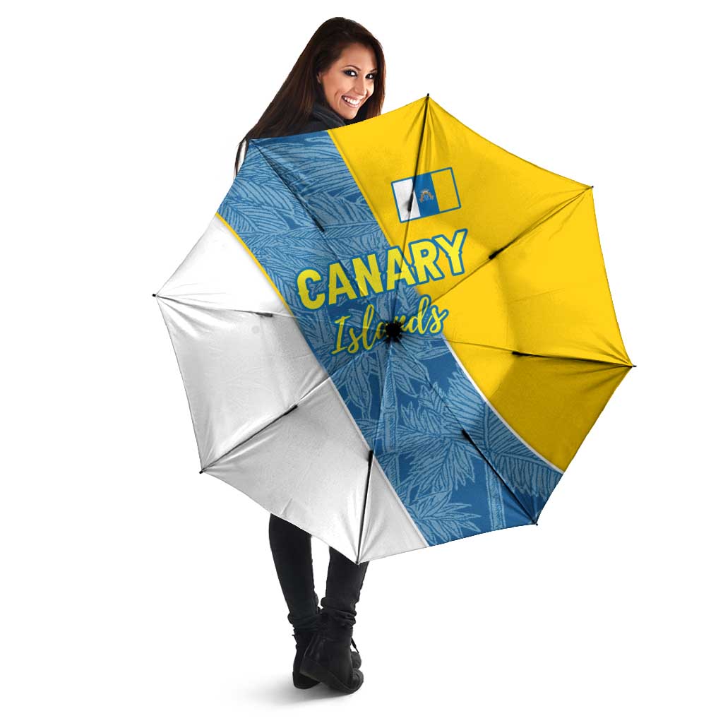 Canary Islands Flag Umbrella Autonomous Community of Spain - Wonder Print Shop