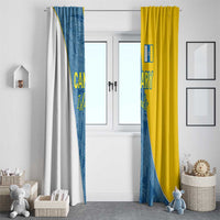 Canary Islands Flag Window Curtain Autonomous Community of Spain - Wonder Print Shop