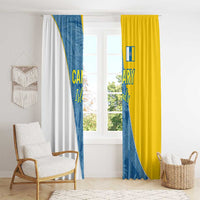 Canary Islands Flag Window Curtain Autonomous Community of Spain - Wonder Print Shop