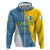 Canary Islands Flag Zip Hoodie Autonomous Community of Spain - Wonder Print Shop