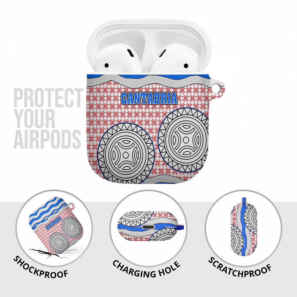 Cantabria Flag AirPods Case Autonomous Community of Spain - Wonder Print Shop