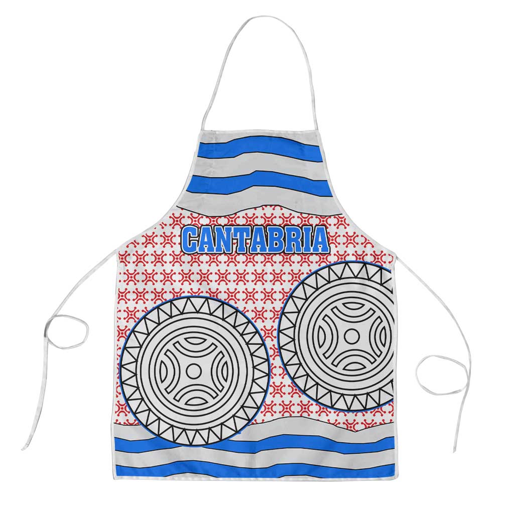 Cantabria Flag Apron Autonomous Community of Spain - Wonder Print Shop