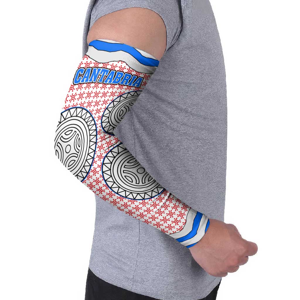 Cantabria Flag Arm Sleeves Autonomous Community of Spain - Wonder Print Shop