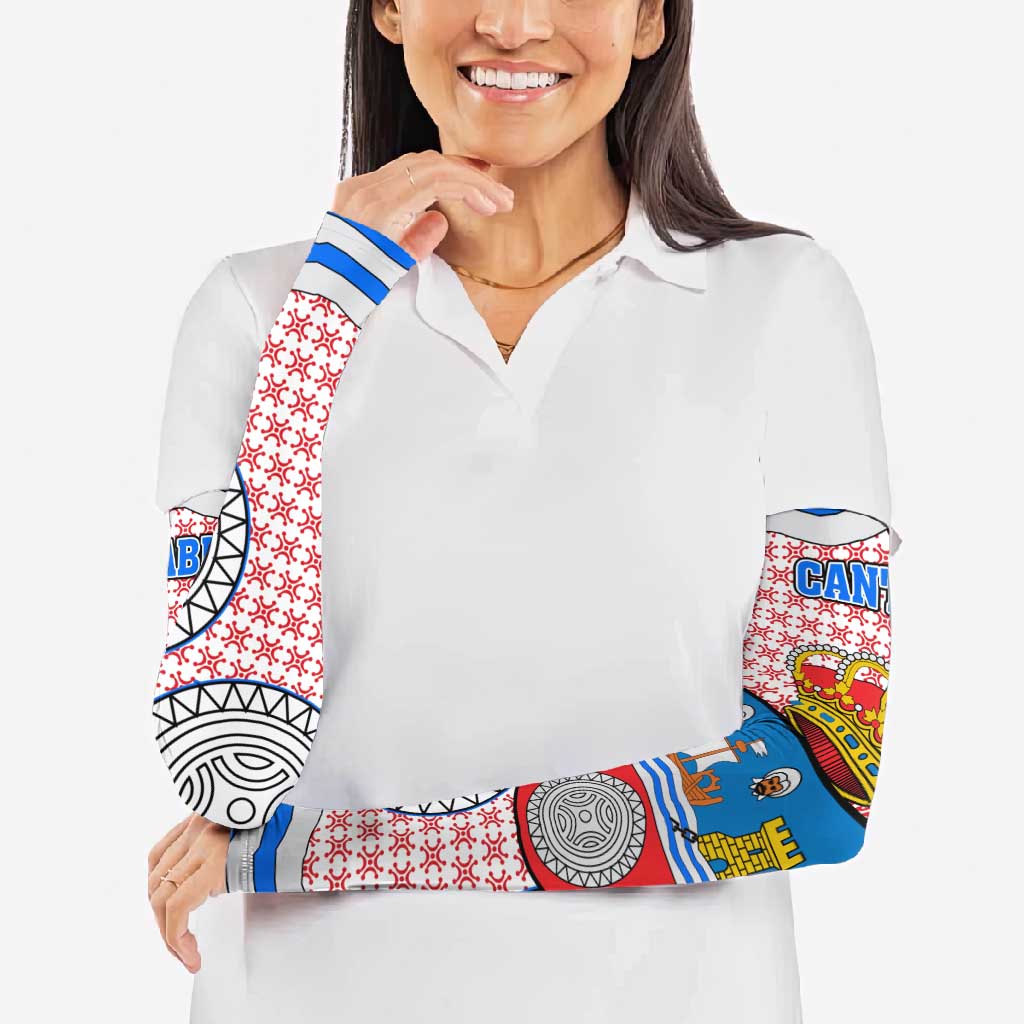 Cantabria Flag Arm Sleeves Autonomous Community of Spain - Wonder Print Shop