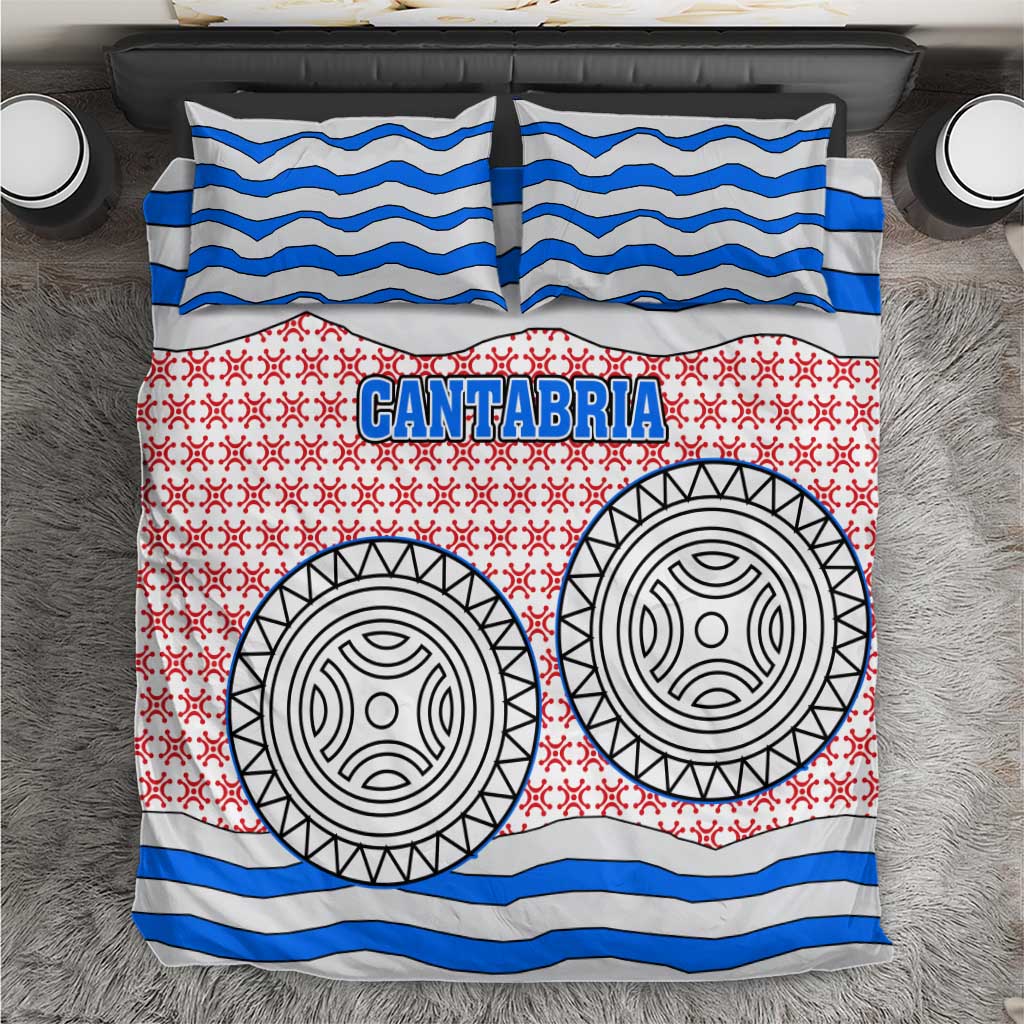 Cantabria Flag Bedding Set Autonomous Community of Spain - Wonder Print Shop