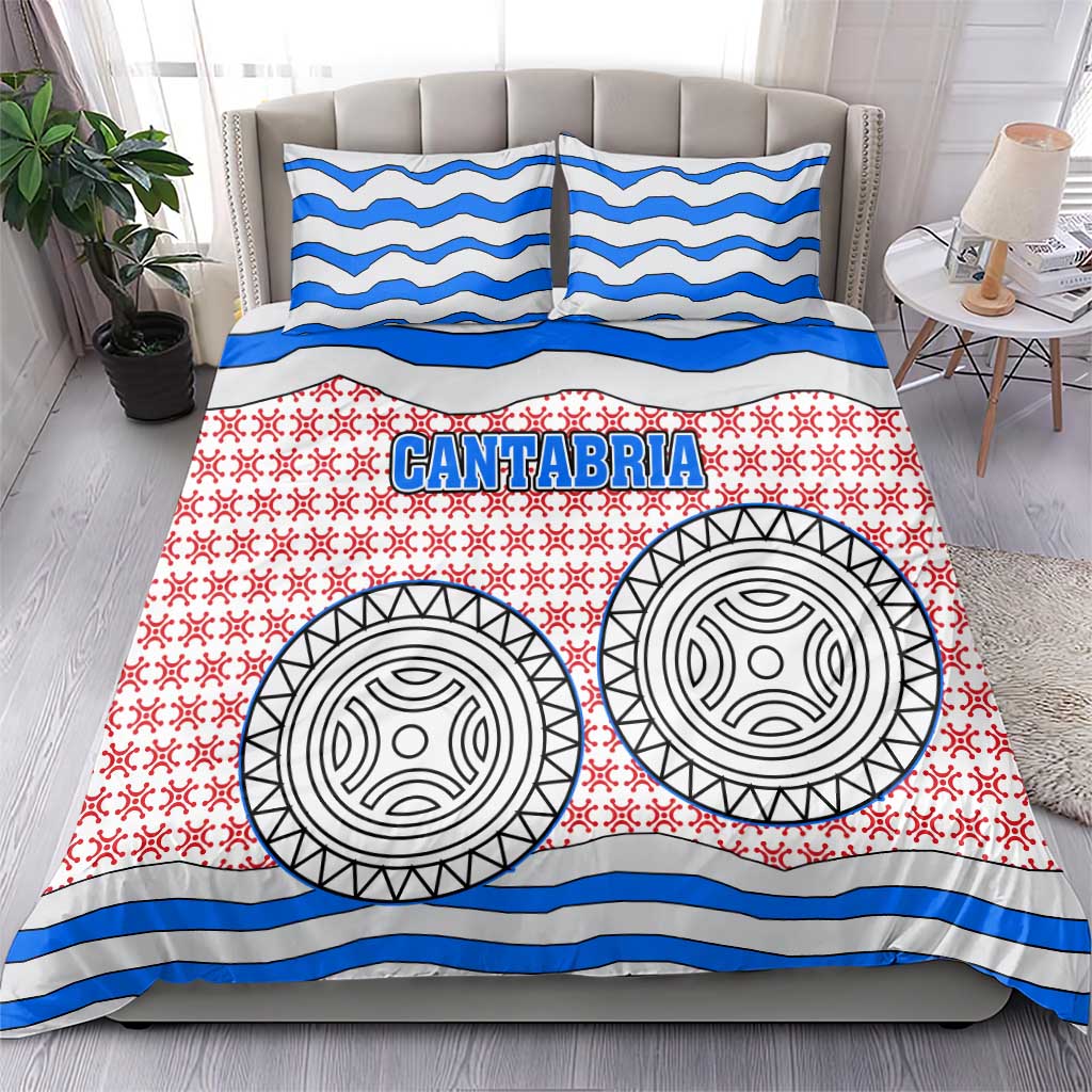 Cantabria Flag Bedding Set Autonomous Community of Spain - Wonder Print Shop