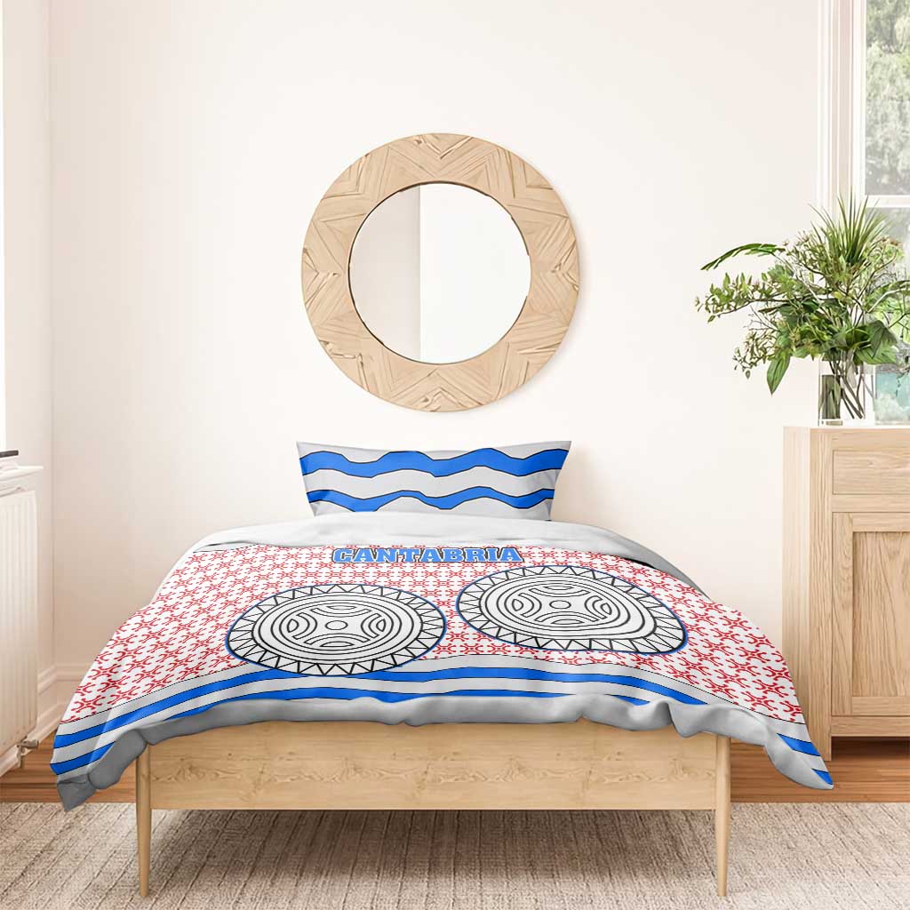 Cantabria Flag Bedding Set Autonomous Community of Spain - Wonder Print Shop