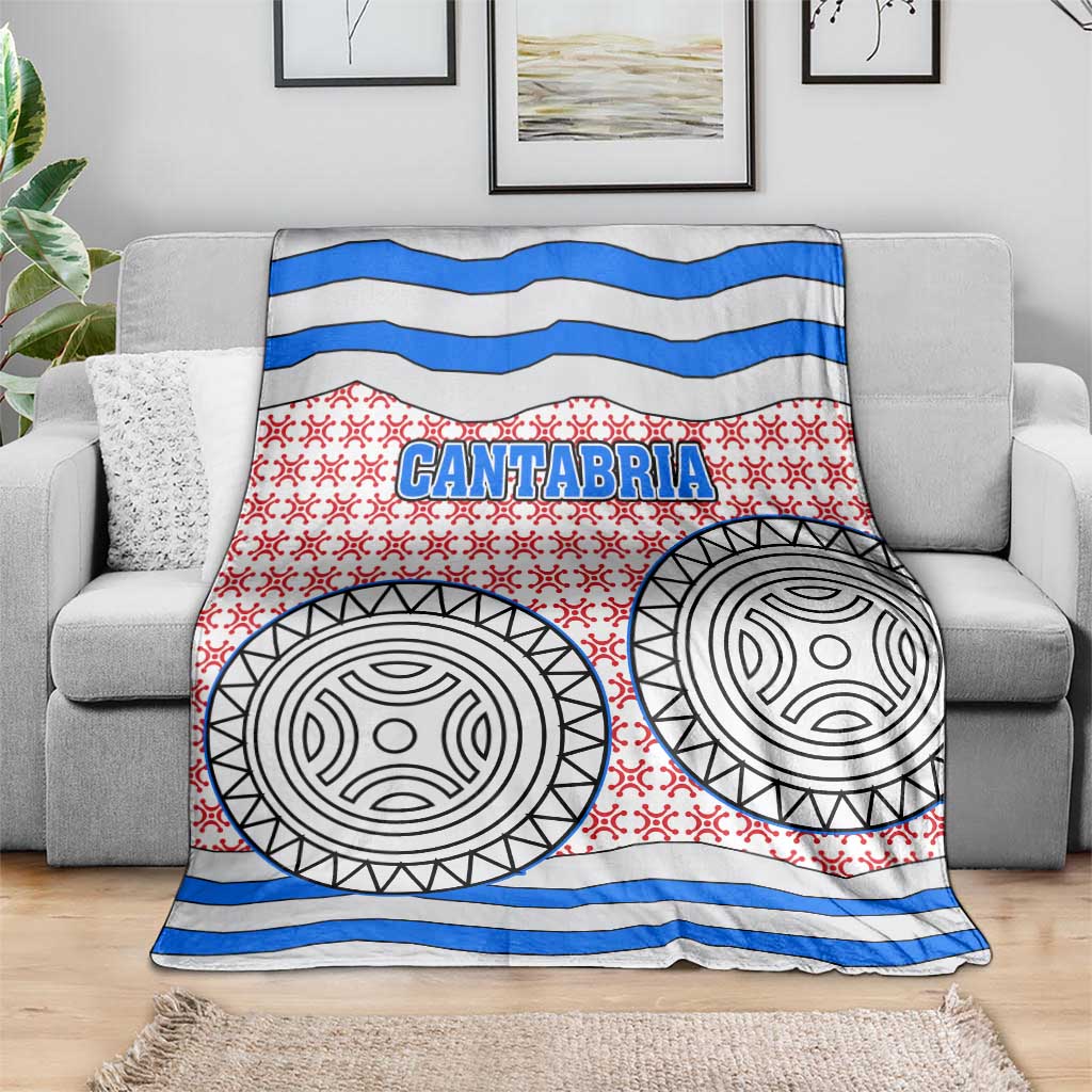Cantabria Flag Blanket Autonomous Community of Spain - Wonder Print Shop