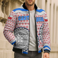 Cantabria Flag Bomber Puffer Jacket Autonomous Community of Spain - Wonder Print Shop