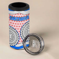 Cantabria Flag 4 in 1 Can Cooler Tumbler Autonomous Community of Spain - Wonder Print Shop