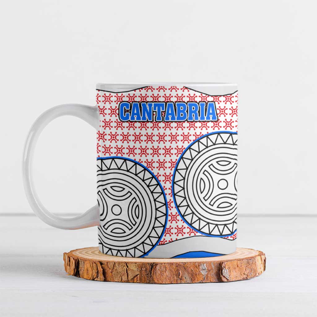 Cantabria Flag Ceramic Mug Autonomous Community of Spain - Wonder Print Shop