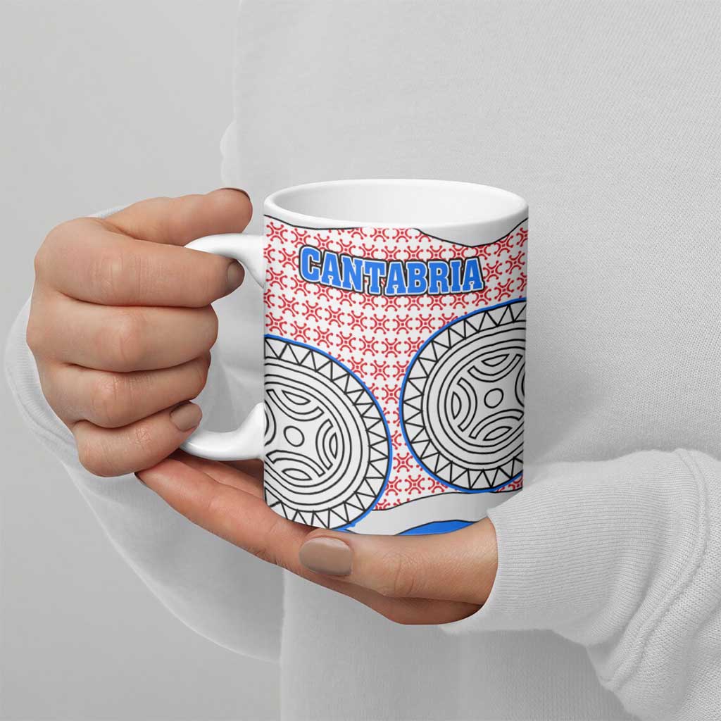 Cantabria Flag Ceramic Mug Autonomous Community of Spain - Wonder Print Shop