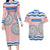 Cantabria Flag Couples Matching Long Sleeve Bodycon Dress and Hawaiian Shirt Autonomous Community of Spain - Wonder Print Shop