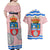 Cantabria Flag Couples Matching Off Shoulder Maxi Dress and Hawaiian Shirt Autonomous Community of Spain - Wonder Print Shop