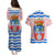 Cantabria Flag Couples Matching Puletasi and Hawaiian Shirt Autonomous Community of Spain - Wonder Print Shop