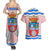 Cantabria Flag Couples Matching Summer Maxi Dress and Hawaiian Shirt Autonomous Community of Spain - Wonder Print Shop