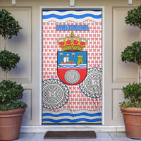 Cantabria Flag Door Cover Autonomous Community of Spain - Wonder Print Shop