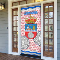 Cantabria Flag Door Cover Autonomous Community of Spain - Wonder Print Shop