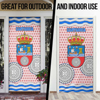 Cantabria Flag Door Cover Autonomous Community of Spain - Wonder Print Shop