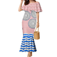 Cantabria Flag Family Matching Mermaid Dress and Hawaiian Shirt Autonomous Community of Spain - Wonder Print Shop