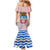 Cantabria Flag Family Matching Mermaid Dress and Hawaiian Shirt Autonomous Community of Spain - Wonder Print Shop