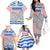 Cantabria Flag Family Matching Off The Shoulder Long Sleeve Dress and Hawaiian Shirt Autonomous Community of Spain - Wonder Print Shop