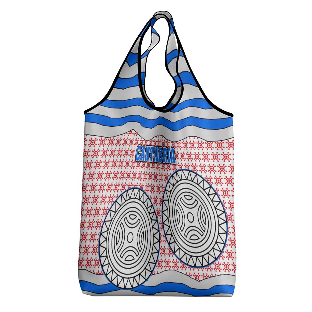 Cantabria Flag Grocery Bag Autonomous Community of Spain - Wonder Print Shop