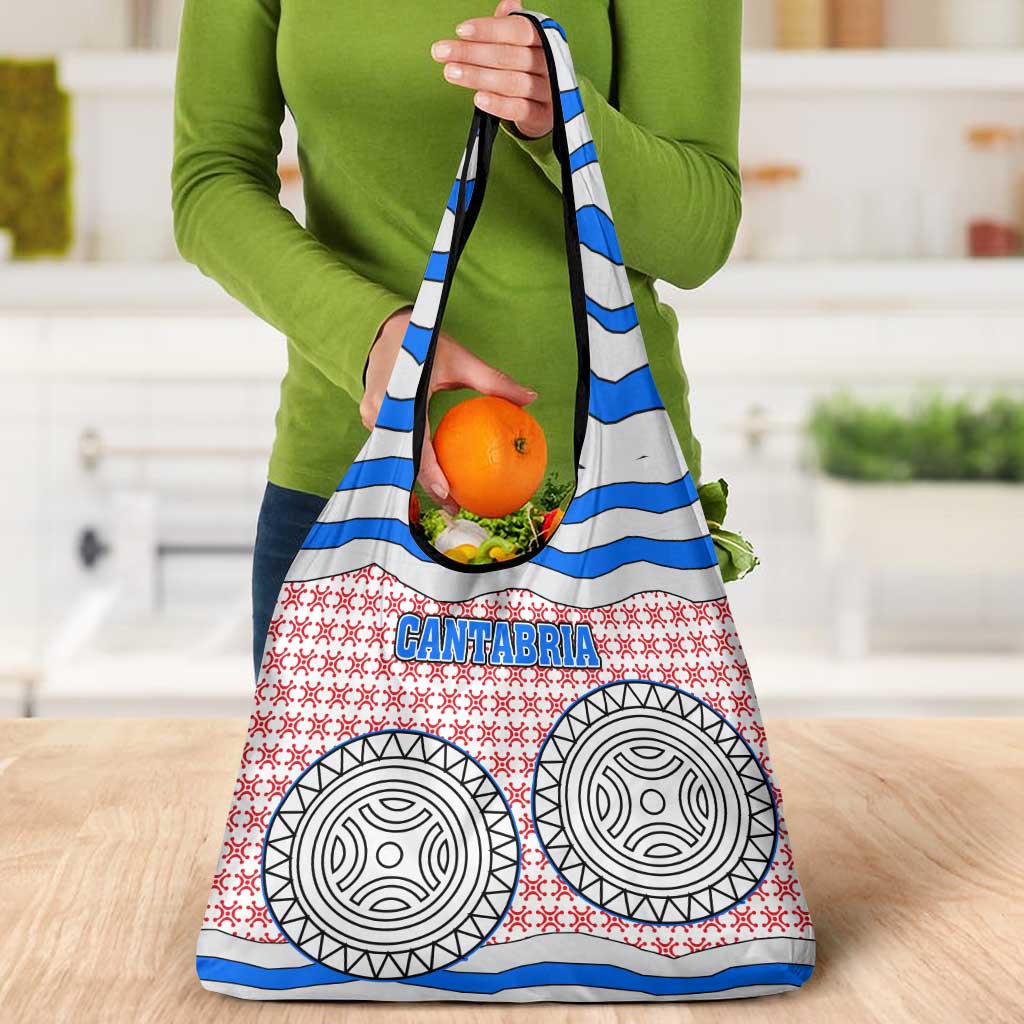 Cantabria Flag Grocery Bag Autonomous Community of Spain - Wonder Print Shop