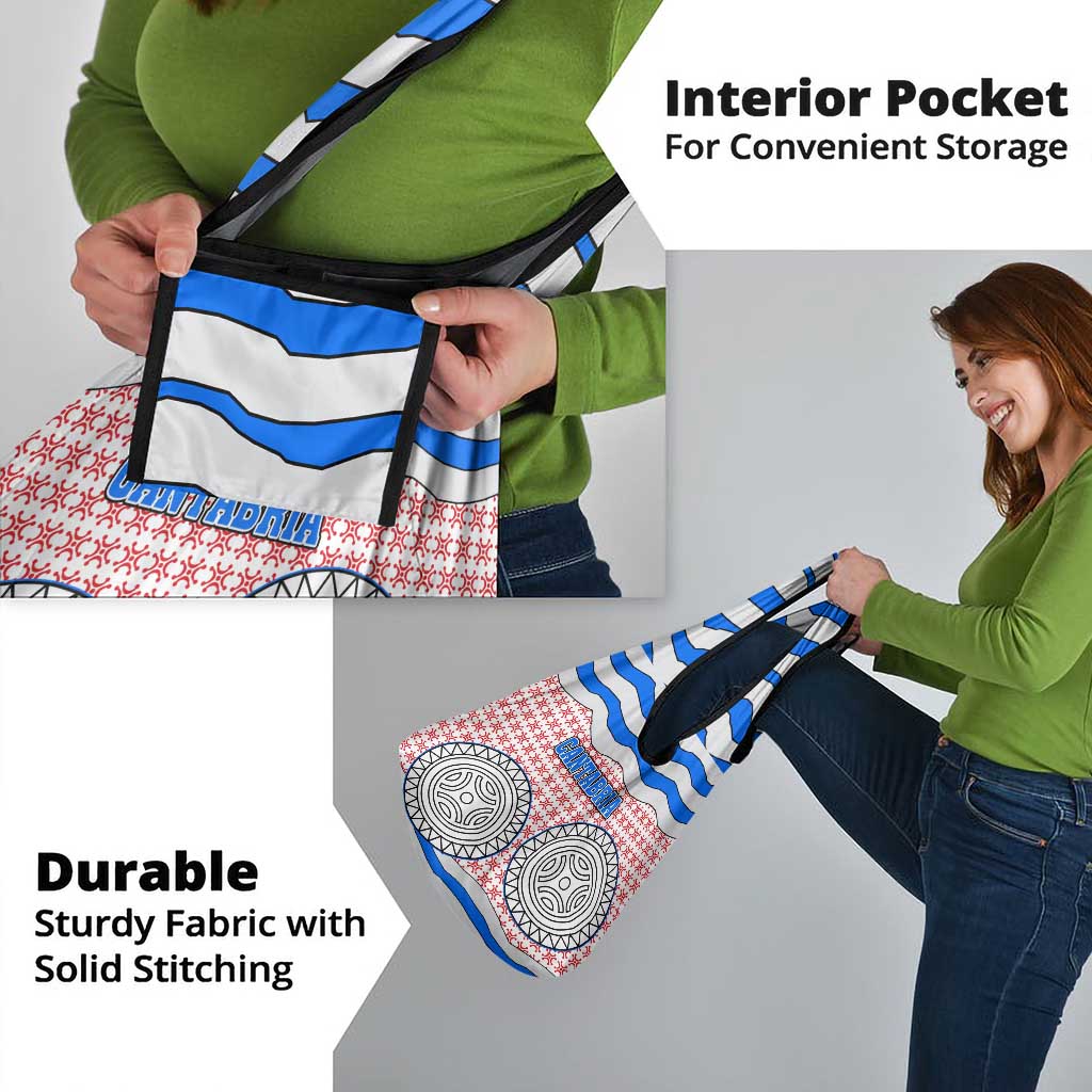 Cantabria Flag Grocery Bag Autonomous Community of Spain - Wonder Print Shop