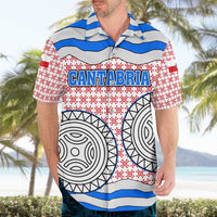 Cantabria Flag Hawaiian Shirt Autonomous Community of Spain - Wonder Print Shop