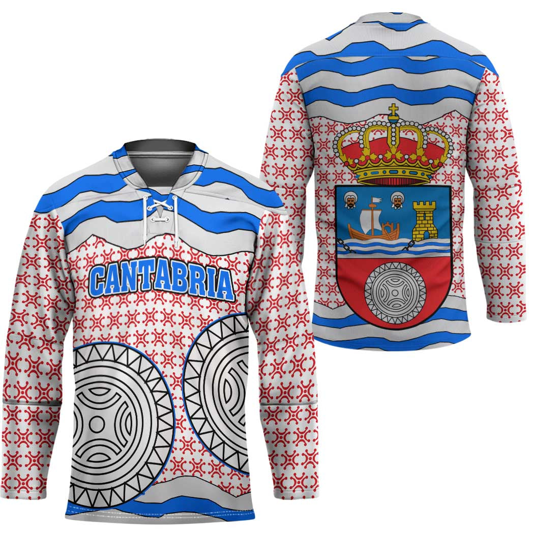 Cantabria Flag Hockey Jersey Autonomous Community of Spain - Wonder Print Shop