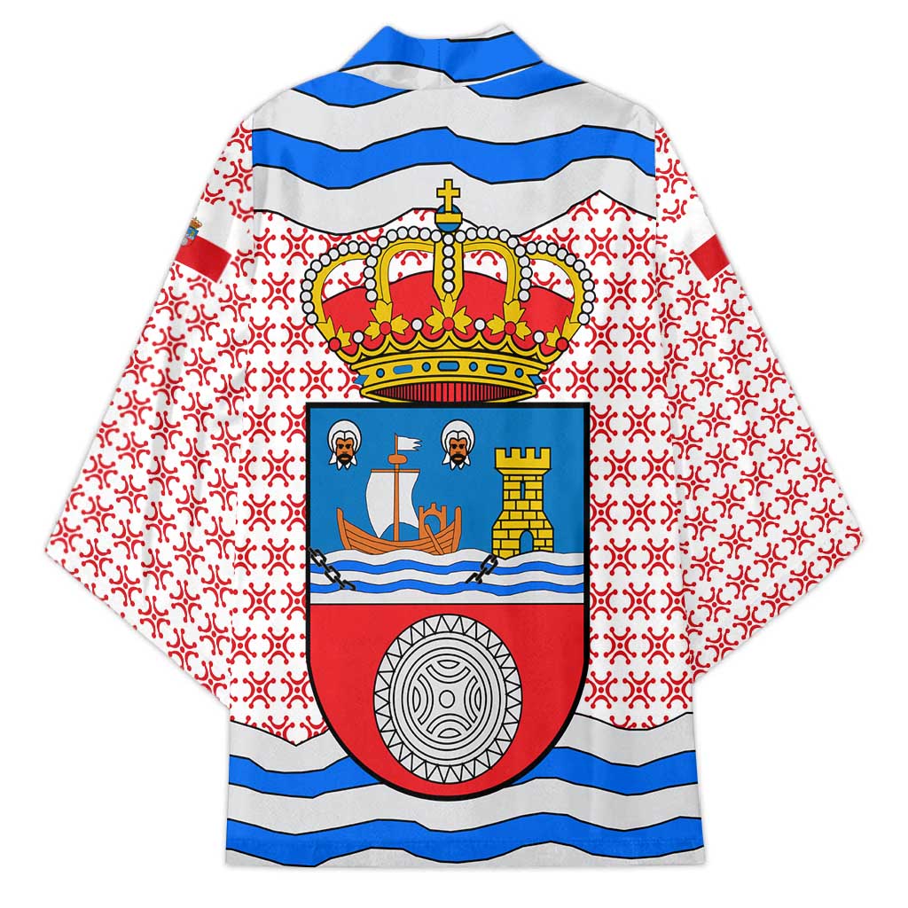Cantabria Flag Kimono Autonomous Community of Spain - Wonder Print Shop