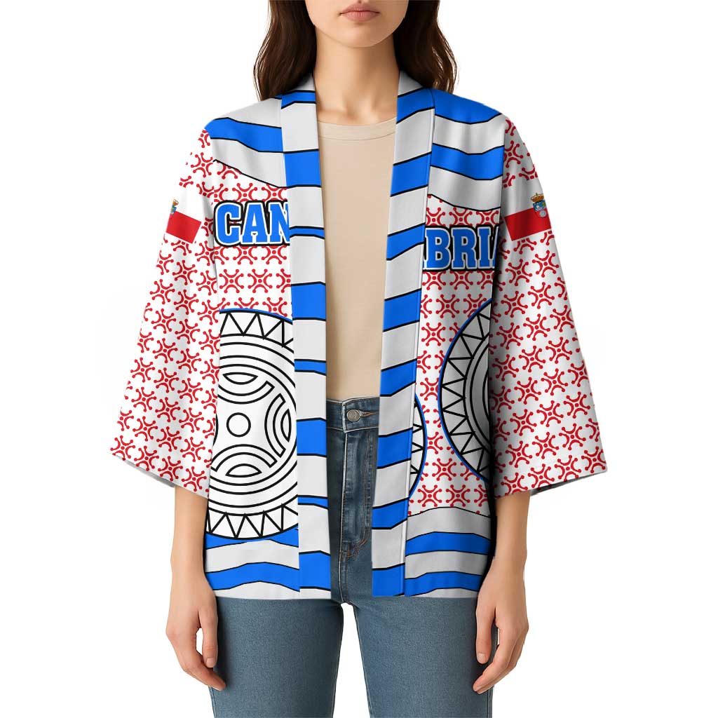 Cantabria Flag Kimono Autonomous Community of Spain - Wonder Print Shop