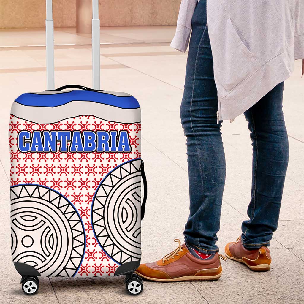 Cantabria Flag Luggage Cover Autonomous Community of Spain - Wonder Print Shop