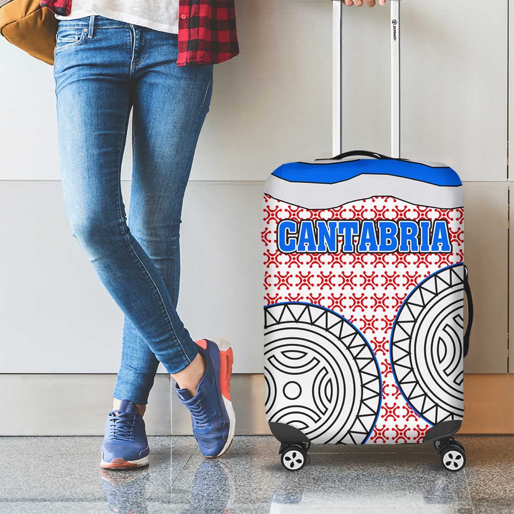 Cantabria Flag Luggage Cover Autonomous Community of Spain - Wonder Print Shop
