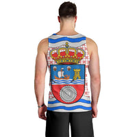 Cantabria Flag Men Tank Top Autonomous Community of Spain - Wonder Print Shop