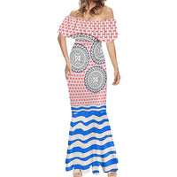 Cantabria Flag Mermaid Dress Autonomous Community of Spain - Wonder Print Shop