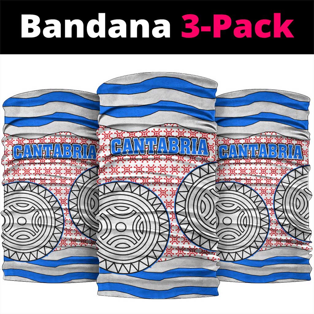 Cantabria Flag Neck Gaiter Autonomous Community of Spain - Wonder Print Shop