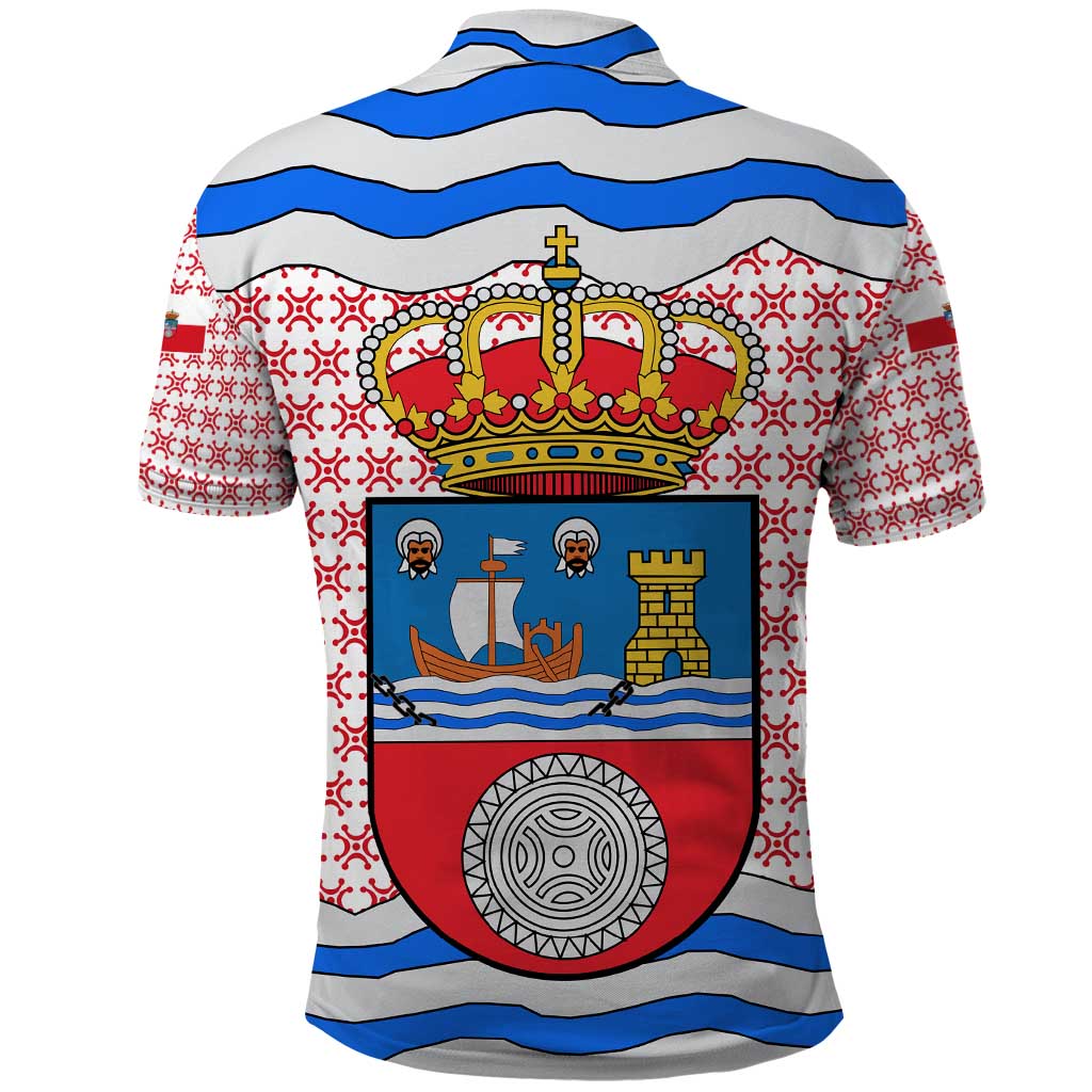 Cantabria Flag Polo Shirt Autonomous Community of Spain - Wonder Print Shop