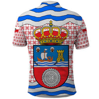 Cantabria Flag Polo Shirt Autonomous Community of Spain - Wonder Print Shop