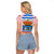 Cantabria Flag Raglan Cropped T Shirt Autonomous Community of Spain - Wonder Print Shop