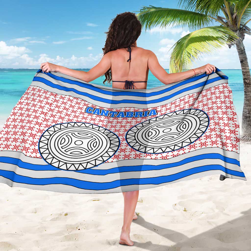 Cantabria Flag Sarong Autonomous Community of Spain - Wonder Print Shop