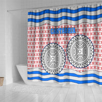 Cantabria Flag Shower Curtain Autonomous Community of Spain - Wonder Print Shop