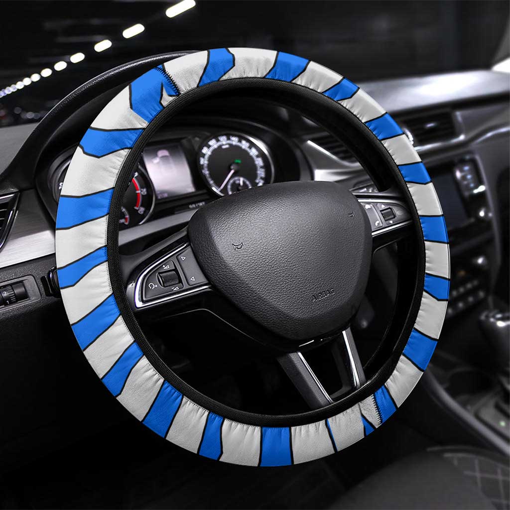 Cantabria Flag Steering Wheel Cover Autonomous Community of Spain - Wonder Print Shop