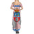 Cantabria Flag Summer Maxi Dress Autonomous Community of Spain - Wonder Print Shop